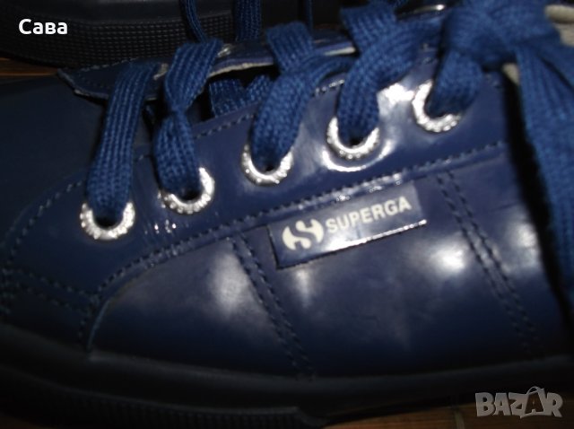 Кожени кецове SUPERGA, снимка 2 - Кецове - 26819494