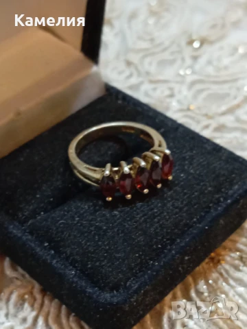 Сребърен пръстен , снимка 3 - Пръстени - 51317373