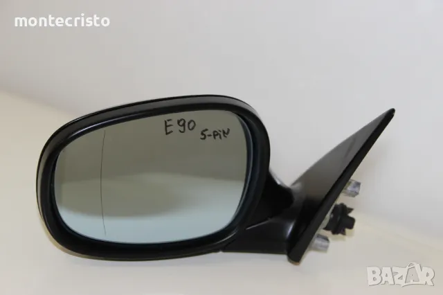 Ляво огледало BMW E90 E91 Serie 3 facelift (2008-2013г.) 5 пина ⚫Цвят: Черен 51167268261, снимка 2 - Части - 48458111