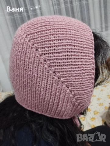 плетена дамска шапка, снимка 9 - Шапки - 51858251