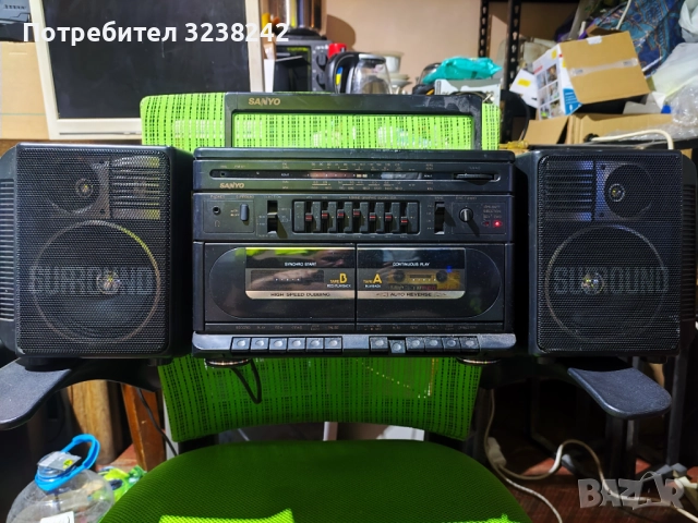 Sanyo m w242k радиокасетофон 
