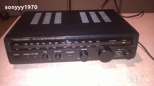 realistic sta-20 stereo receiver-внос франция, снимка 5 - Ресийвъри, усилватели, смесителни пултове - 26694156