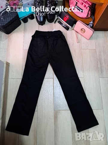 Черен летен панталон широки крачоли , снимка 5 - Панталони - 40671502