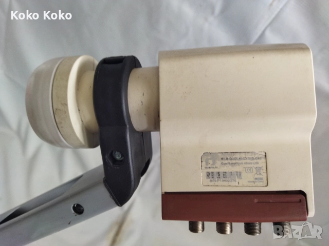 Чисто нова Сателитна чиния + конвертор, снимка 3 - Приемници и антени - 51431668