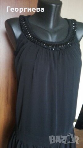 Черна рокля H&M с колие от камъни ПРОМОЦИЯ👗🍀S, М, М/Lр-р👗🍀 арт.425, снимка 12 - Рокли - 27429086