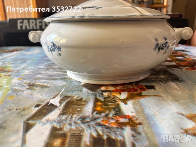 БГ порцеланов супник, снимка 4 - Антикварни и старинни предмети - 51551424