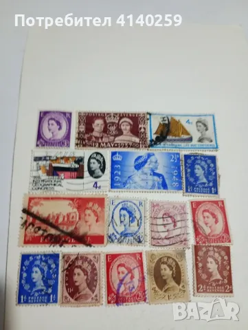 Англия марки 1937 г , снимка 1