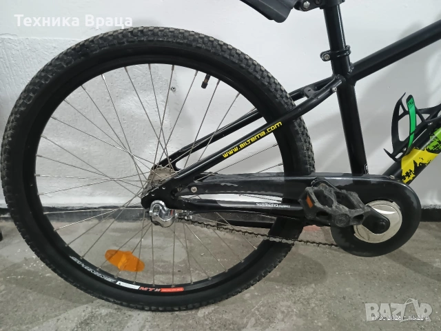 Висококачествен алуминиев детско-юнишески велосипед почти неразличим от нов. 24 цола. , снимка 14 - Велосипеди - 53570482