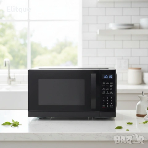 Микровълнова фурна MUHLER MO-7059D 25L, черна, дигитална, снимка 3 - Микровълнови - 53500158