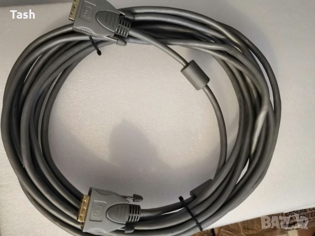DVI кабел  10 метра, снимка 1 - Кабели и адаптери - 27236888