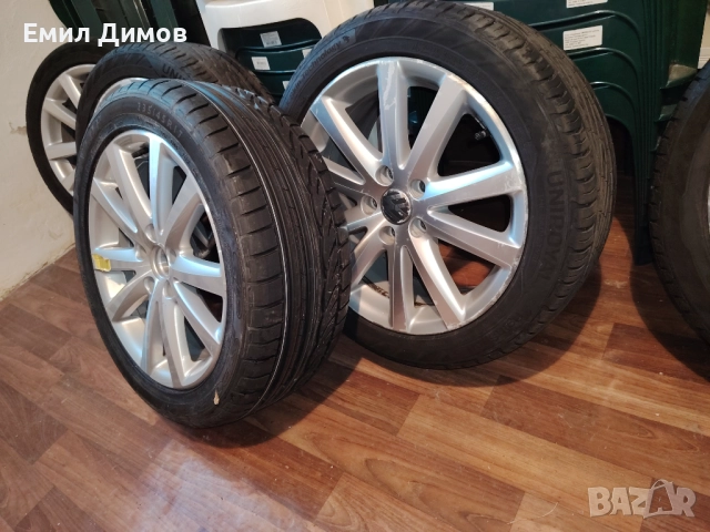 Продавам 5 Гуми Uniroyal с джанти към тях, снимка 2 - Гуми и джанти - 52594246