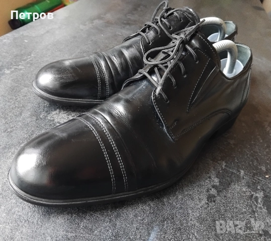 Италиански класически кожени обувки BELLAGIO 41 номер, снимка 2 - Официални обувки - 52348766