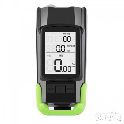 3в1 USB презареждаем фар за колело, акумулаторен, компютър, клаксон километраж светлини за велосипед, снимка 3 - Аксесоари за велосипеди - 33589907