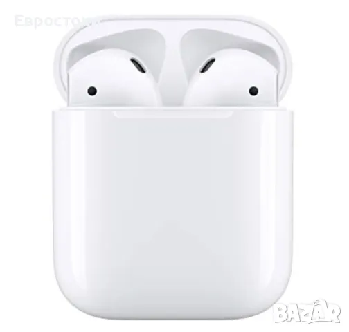 Безжични слушалки Apple AirPods MV7N2TY/A, ОРИГИНАЛЕН продукт Apple, с калъф за зареждане