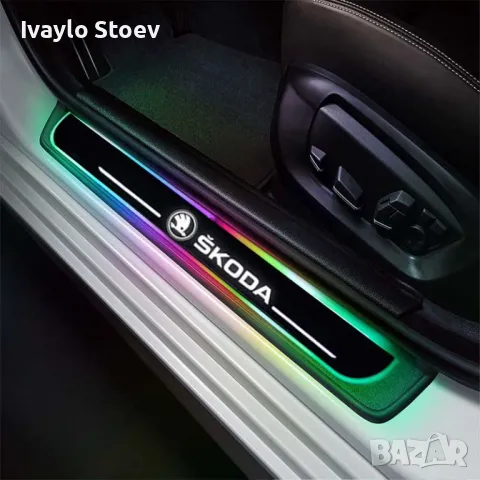 LED лайсни за прагове на автомобил, снимка 5 - Аксесоари и консумативи - 48298127