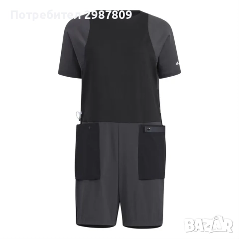 Спортен Дамски Гащеризон - Черен - сив р. С р.М р. Л р.ХЛ, снимка 3 - Гащеризони - 51803613