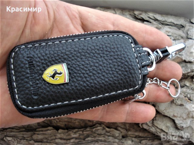 ЛУКСОЗЕН КОЖЕН КЛЮЧОДЪРЖАТЕЛ FERRARI, снимка 5 - Антикварни и старинни предмети - 43807916