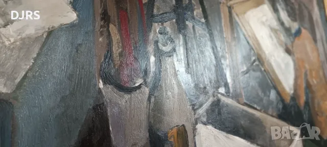 Голяма картина на Светлин Русев, ръчно подписана, снимка 7 - Картини - 47786685