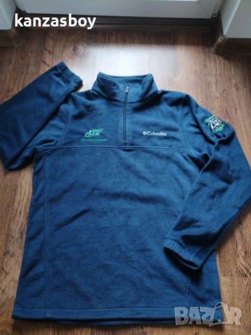 Columbia Men's Hart Mountain II Half Zip - страхотна мъжка блуза S КАТО НОВА, снимка 4 - Блузи - 52910291