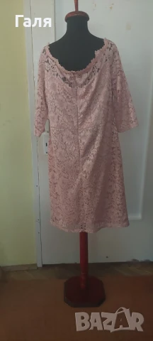 Рокля NEXT,дантела пепел от рози, размер 18, снимка 2 - Рокли - 51427551
