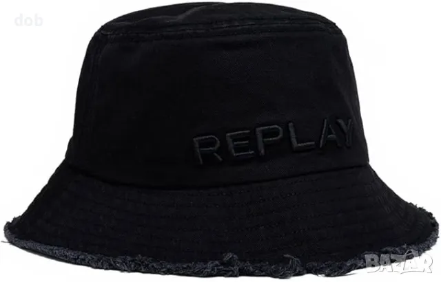 Нова шапка  REPLAY Bucket Heavy Cotton Twill Broken Part Hat, оригинал, снимка 1