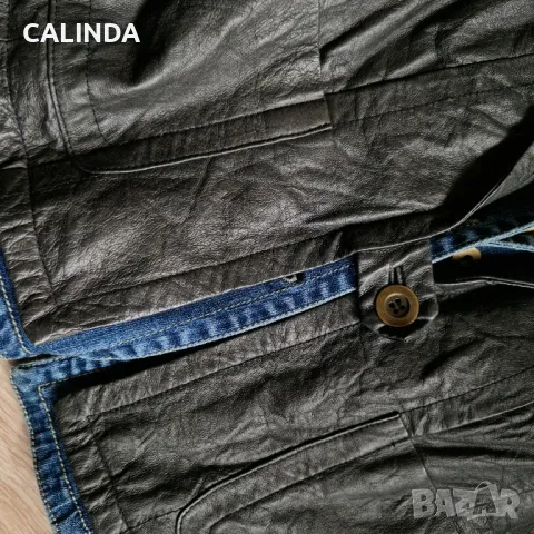 Кожено яке тип сако от естествена кожа, снимка 6 - Якета - 49620254