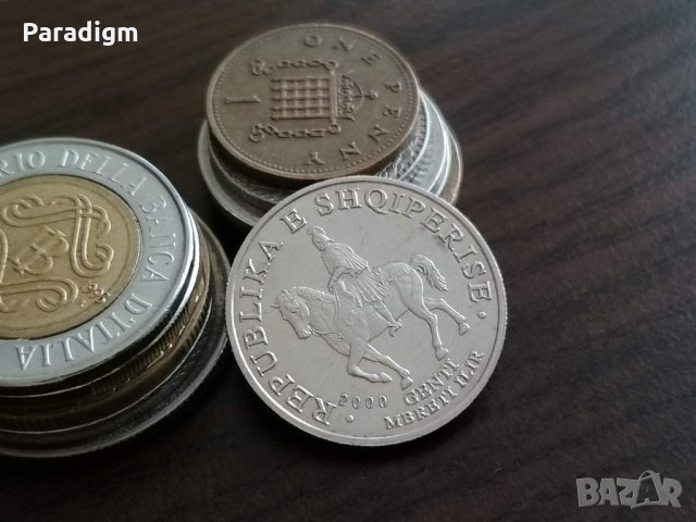 Монета - Албания - 50 леке | 2000г., снимка 2 - Нумизматика и бонистика - 35365598