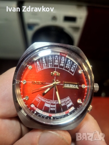 Продавам Ориент Orient вечен календар , снимка 3 - Мъжки - 52281550