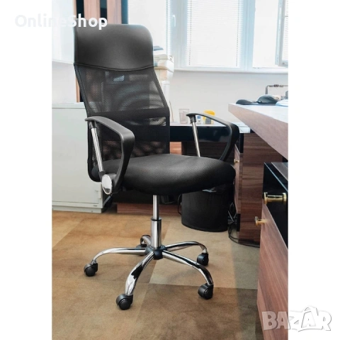 ПРОМО!!! Офис Стол – Въртящ се, Регулируем, Дишащ, Ергономичен, снимка 18 - Столове - 53205449