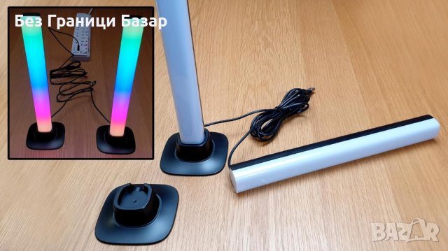 Нови Гейминг RGB Ленти 30CM Смарт Управление Музикален Режим, снимка 10 - Други - 43666678