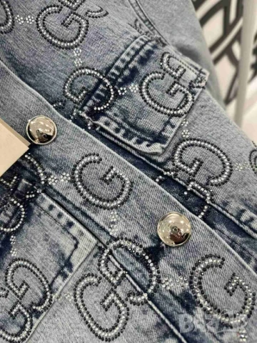 Дънково яке gucci , снимка 2 - Якета - 51176464