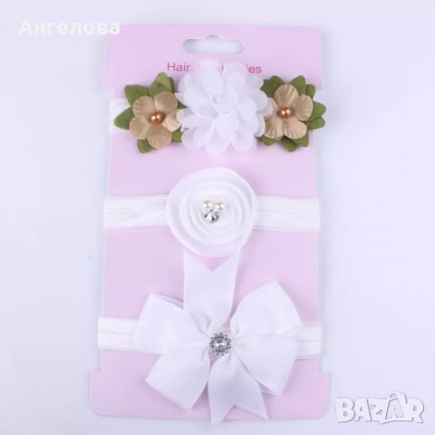 Комплект ленти за глава , снимка 6 - Шноли, диадеми, ленти - 38010211