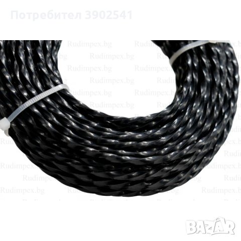 Корда за бензинов тример за трева - 2.4мм - 15м, снимка 2 - Други - 43183366