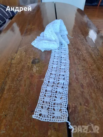 Стара дантела #26, снимка 2 - Антикварни и старинни предмети - 50130981