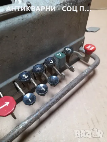 Соц Стара Сметачна Машина Калкулатор Тегло 5.800кг., снимка 7 - Антикварни и старинни предмети - 48466110