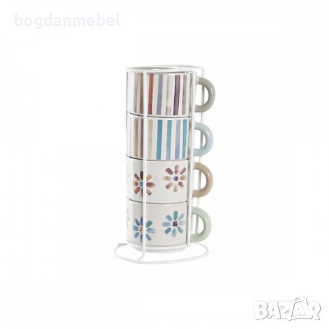 Комплект чаши за кафе части DKD Home Decor , снимка 3 - Чаши - 43324134