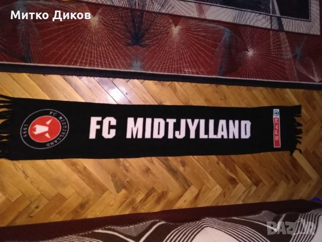 FC Midtjylland Denmark футболен шал, снимка 1 - Футбол - 28204041