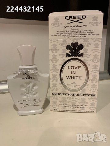 creed love in white 75ml EDP Tester 