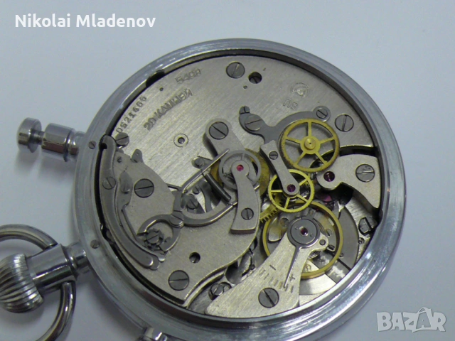 Съветски Секундомер/хронометър Слава, работещ, снимка 13 - Джобни - 53066998