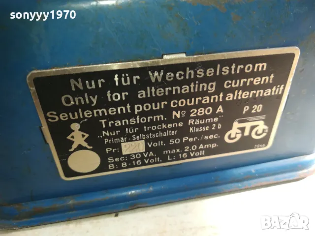 MARKLIN SUPER 280 MADE IN GERMANY 2010241753, снимка 12 - Мрежови адаптери - 47653053