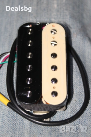  Зебра хъмбъкър на сингли Alnico 5 магнити WAAAH, снимка 7 - Китари - 53467770