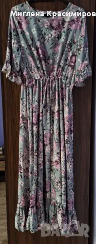 Пъстра рокля, снимка 4 - Рокли - 47410003