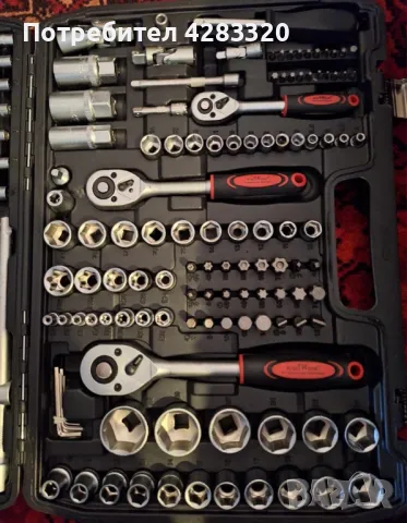 Куфар с инструменти Гедоре 172 части с 3 боря тресчотки, снимка 6 - Други инструменти - 49550505