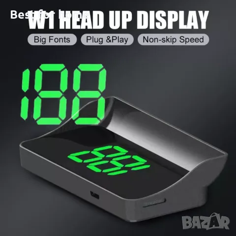 Автомобилен дисплей с GPS  и прожекция HUD KM/H, снимка 8 - Аксесоари и консумативи - 48482963