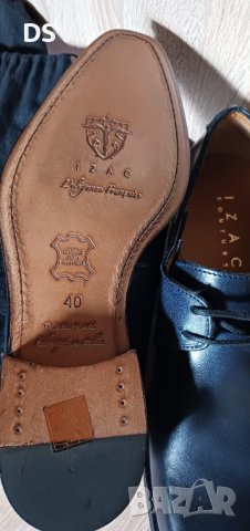 Мъжки обувки IZAC естествена кожа, снимка 4 - Официални обувки - 44010383