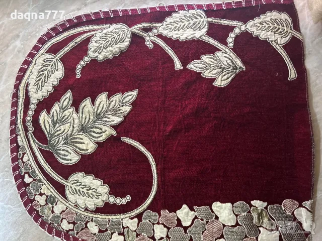 Бродирано покривало за фотьойл/ стол, снимка 12 - Столове - 50038379
