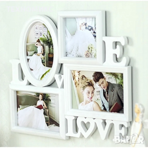 Фото рамка колаж Love , 4 снимки, снимка 5 - Други стоки за дома - 51869852