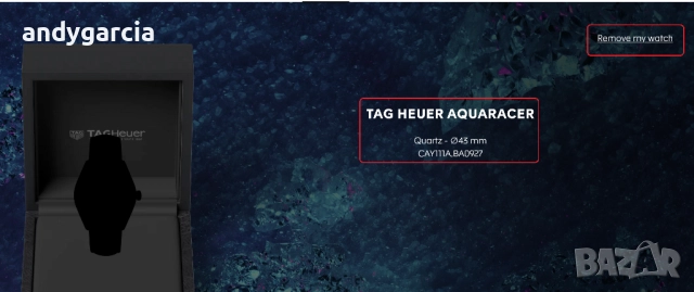 TAG Heuer Aquaracer CAY111A.BA0927 43mm Mens Watch черен мъжки часовник ЧИСТО НОВ , снимка 9 - Мъжки - 51818556