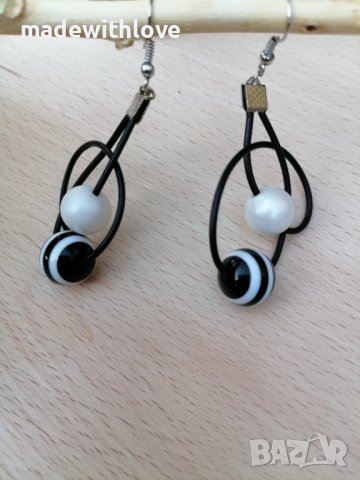 Ръчно изработени обеци, снимка 5 - Обеци - 43244420