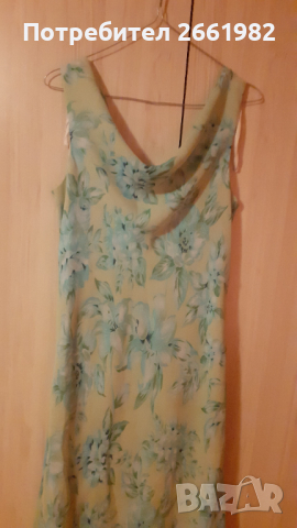 Нежна зелена пролетна рокля, снимка 2 - Рокли - 36412951